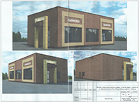 Фасад Демократическая 55а