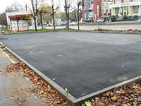 Кирова, 117 устройство парковки