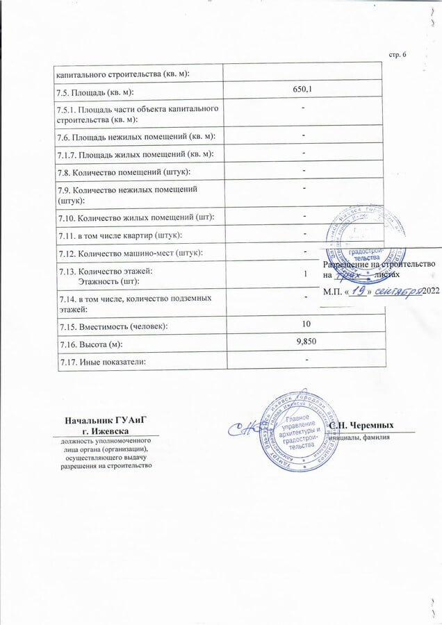 Ижевск. Получено разрешение на строительство производственного здания