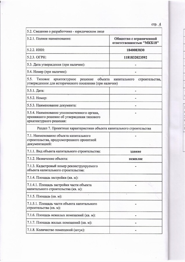Воткинск. Разрешение на строительство административного здания