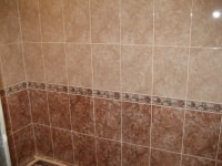 Выложенная керамическая плитка