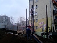 Стройка возле дома